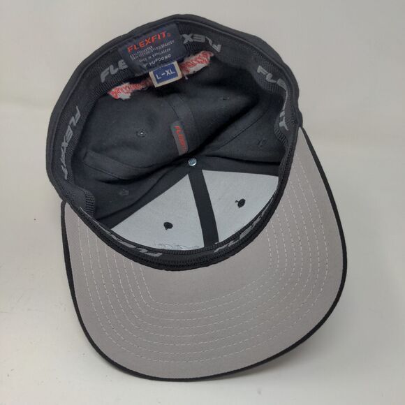 FlexFit Men's Fitted Hat Black Size L/XL Long Hill NAPA ASA AAA Auto Service Cap - Picture 10 of 12